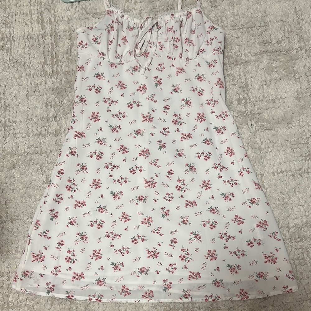 Floral Spaghetti Strap Dress
